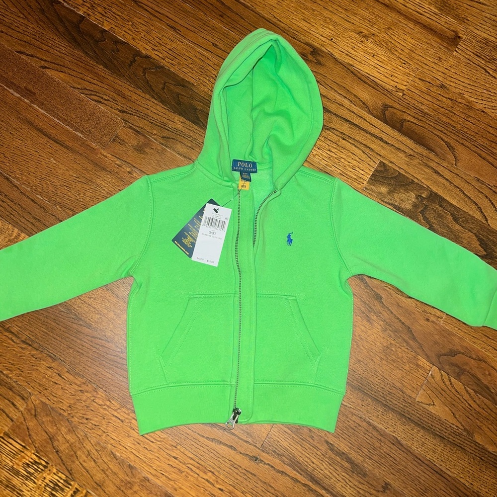 POLO- Toddler boy zip up hoodie